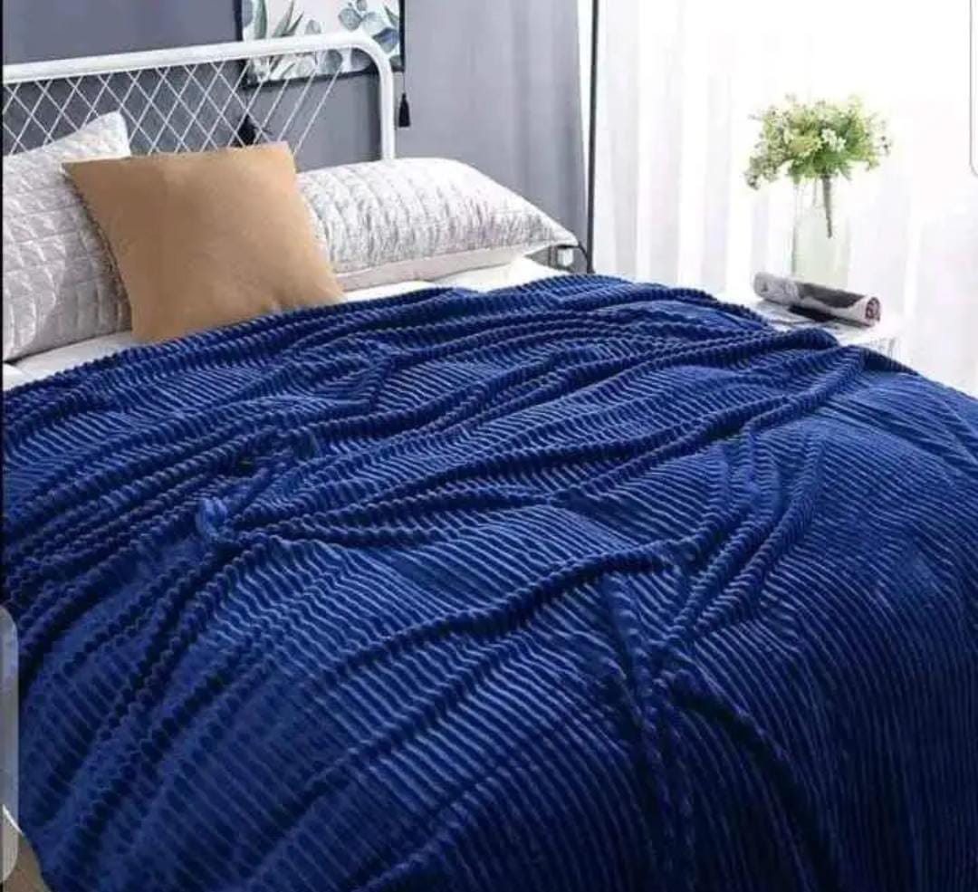Fleece velvet blanket  They are almost as soft and warm as wool blanket, which makes them a great alternative for people with sensitive skin.