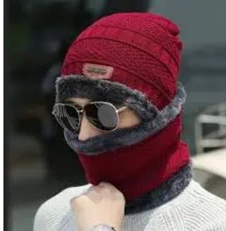 CLASSIC UNISEX WINTER MARVIN -HAT AND SCARF SET BEENIES