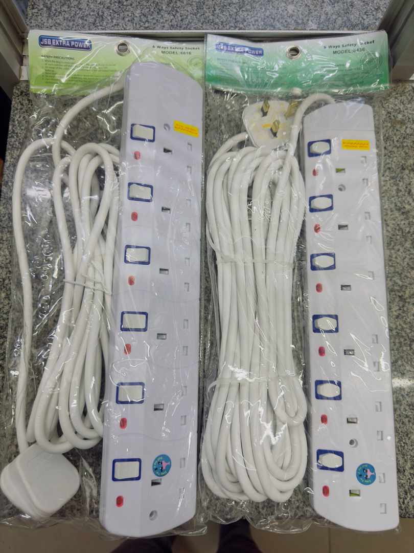 CLEARANCE OFFER  Extension Cable Surge Protector 4-way 4ways 3M, 4WAYS 5M, 5WAYS 5M, 5WAYS 10M, 6WAYS, 5M, 6WAYS 10M