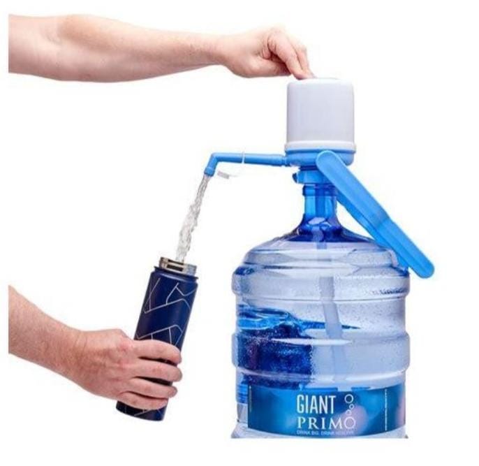 Nunix HandPress Water Dispenser Manual PumpInnovative vacuum action for easy pumping Removable tube for easy cleaning Fits most standard 5-6 gallon water bottles Environmentally Friendly Delivers 8 Ou