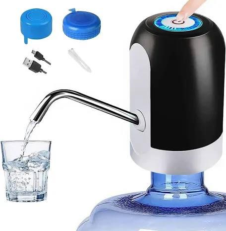 USB Charging Water Dispenser, Portable Rechargeable Electric Water Jug Pump for Universal 2-5 Gallon Bottle, Drinking Water Jug Pump for Home, Office, Camping