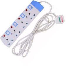 Power King Quality 4 Way Power Extension Socket With Switch