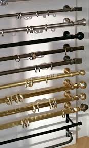 Curtain Double Pole Curtain Rod Adjustable Double curtain rods  double durable Treatment Window Curtain Rod Heavy Duty Drapery Rods with Brackets
