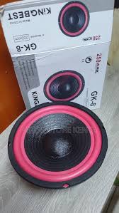 Speaker-KINGBEST 8 Inch Midrange Bass Speaker 8 OHM 250WATTS Magnetic Audio Sound Speaker Woofer Loudspeaker Amplifier Home