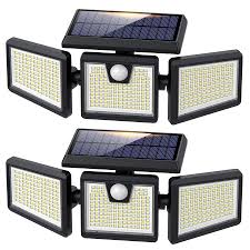 300 Watts Double Sided Solar Street Light With Motion And Darkness Sensors
