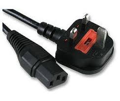 Computer Desktop Power Flower Cable Fused - 3 Pin Plug
