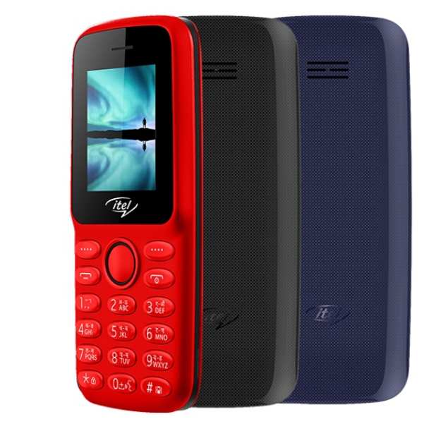 Itel 2163 with 1000mAh Lithium-ion battery  1.8 inches Dual Sim wireless FM Cell Mobile Phone