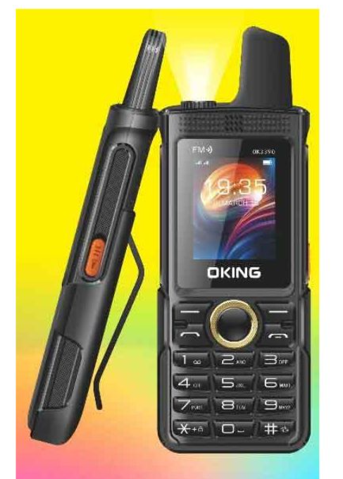 Oking OK3390 Cell Phone, 1.77" - Wireless FM - Tri SIM - Big Battery Feature Phones