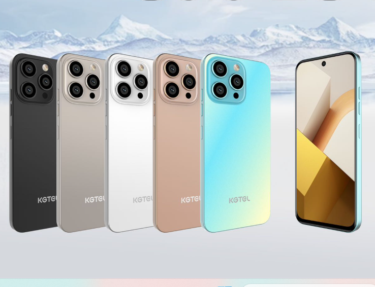 NEW Kgtel Solo 20 Plus 64GB+5GB RAM 6.67”Hole HD 5000mAh Battery13MP Rear;8MP Front Camera Side -Mounted Fingerprint Android TM Smartphones