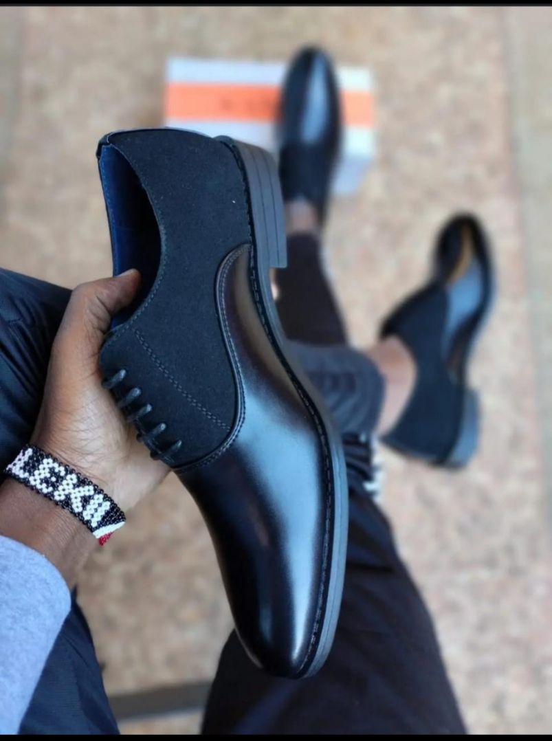 Moroccan leather Business men's Official Shoes animal Leather Shoes Breathable Dress Shoes Pointed Toe Formal Shoes Hot Fashion Wedding real Leather Man Pointed Boy Formal Office Shoe Dad
