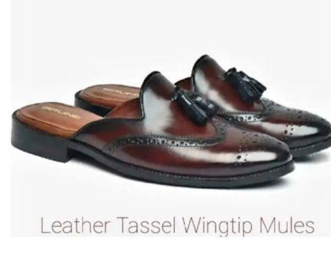 Mules slipons Genuine leather Business men's Official Shoes animal Leather Shoes Breathable Dress Shoes Pointed Toe Formal Shoes Hot Fashion Wedding real Leather Man Pointed Boy Formal Office Shoe Dad