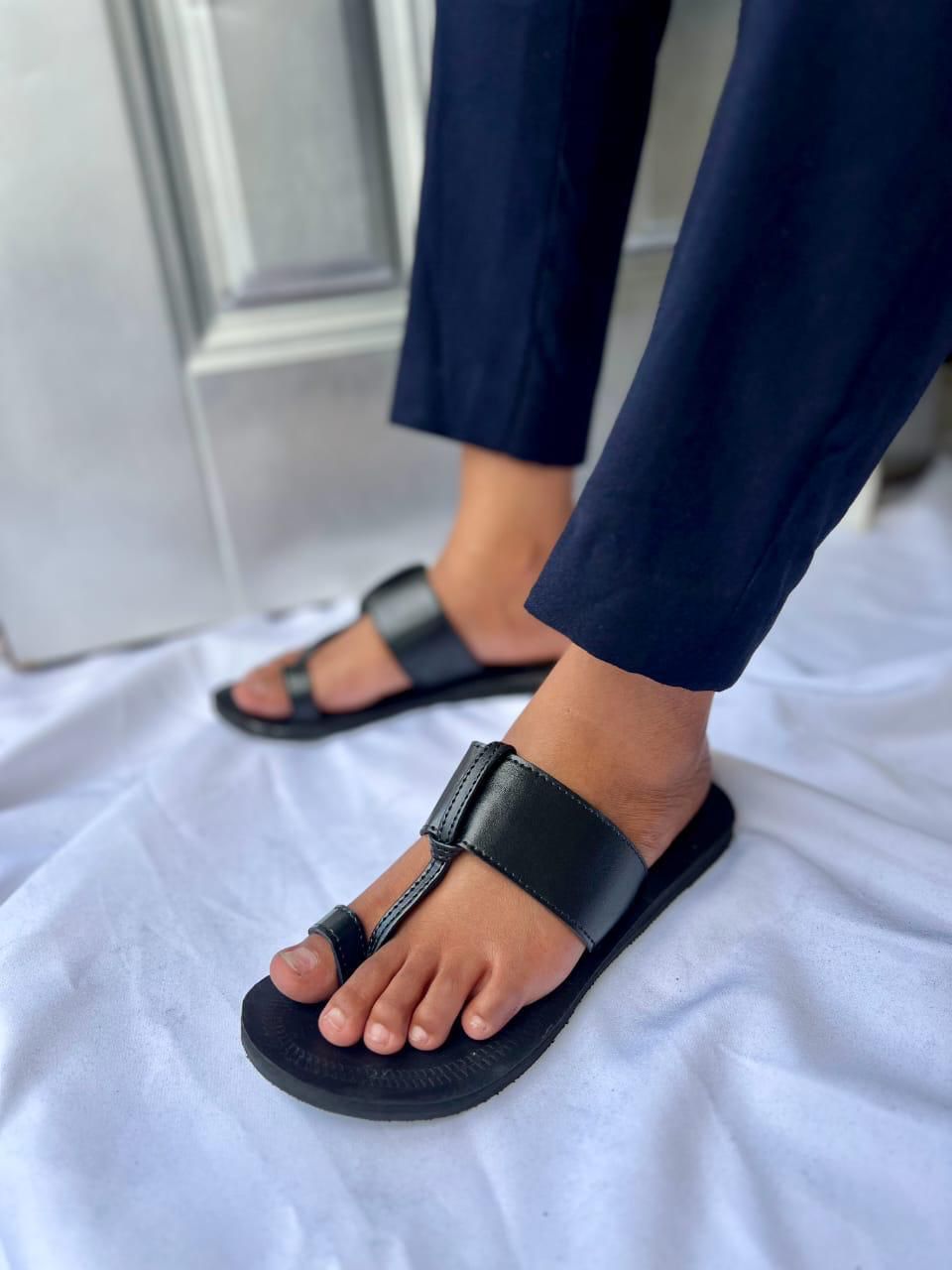 Moroccan pure leather men sandals summer sandals gift for him flipflops men slides