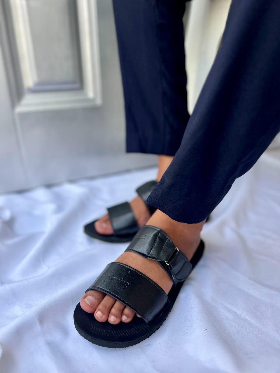 Moroccan pure leather men sandals summer sandals gift for him flipflops men slides