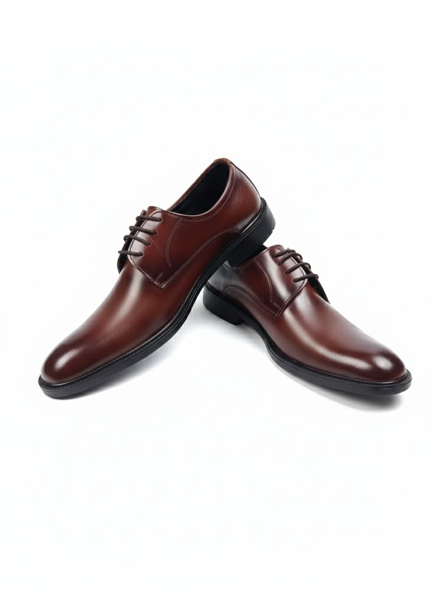 Genuine pure leather  men's Official boots  Leather  Shoes Breathable Dress Shoes Pointed Toe Formal Shoes Hot Fashion Wedding real Leather Man Pointed Boy Formal Office Shoe Dad