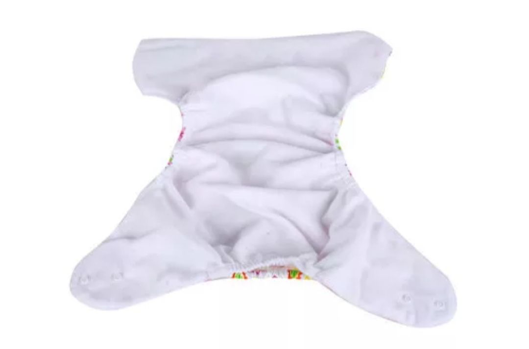 2 Fashion Reusable Washable Adjustable Baby Diaper With 6 Inserts.