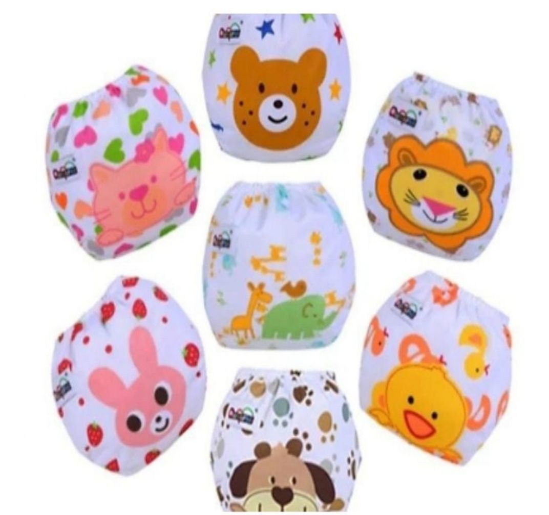 4PCS Baby Washable, Adjustable, Reusable Cloth Unisex Toddler Kids Waterproof Breathable Diaper With 12 Inserts (0 to 3 Yrs Upto 15 Kgs)