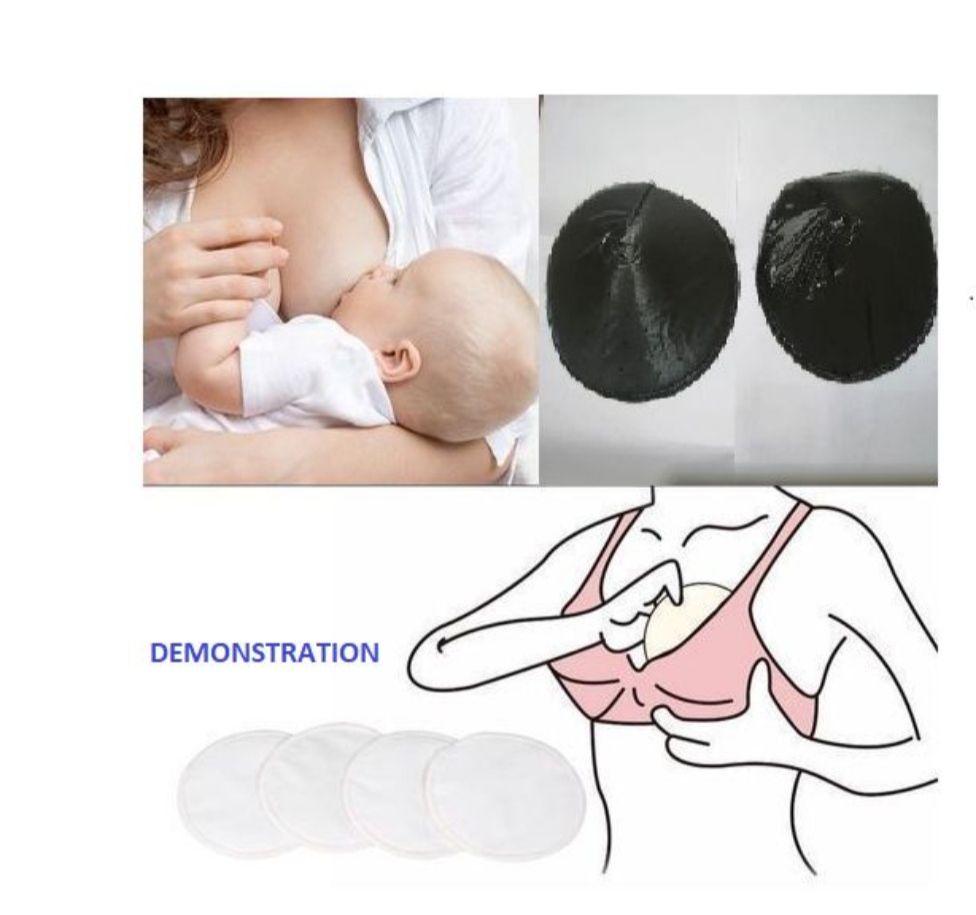 5 PAIRS Reusable Nursing Breast Pads Washable Soft Absorbent Baby Breastfeeding Breast Pads Cotton thickening