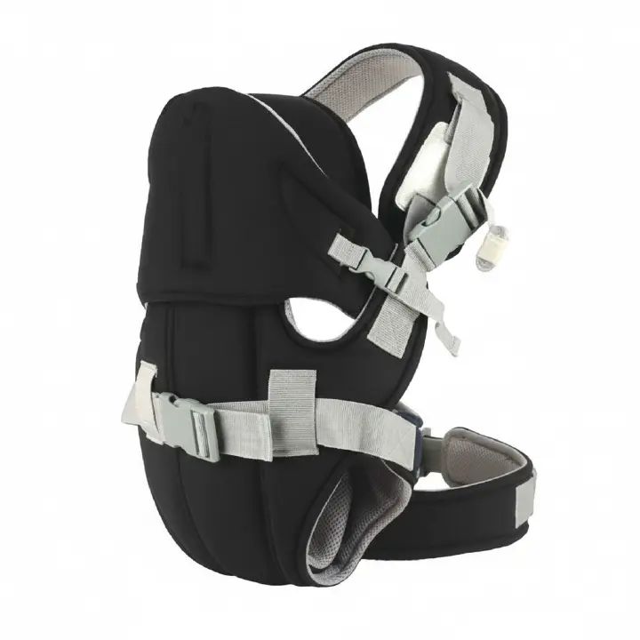 Ergonomic 5-in-1 Baby Carrier with Hip Seat & Hood – Breathable 3D Mesh, Back Support, Adjustable for Newborn to 20kg (4-6M+) - Hands-Free for Travel, Shopping, and Everyday Comfort