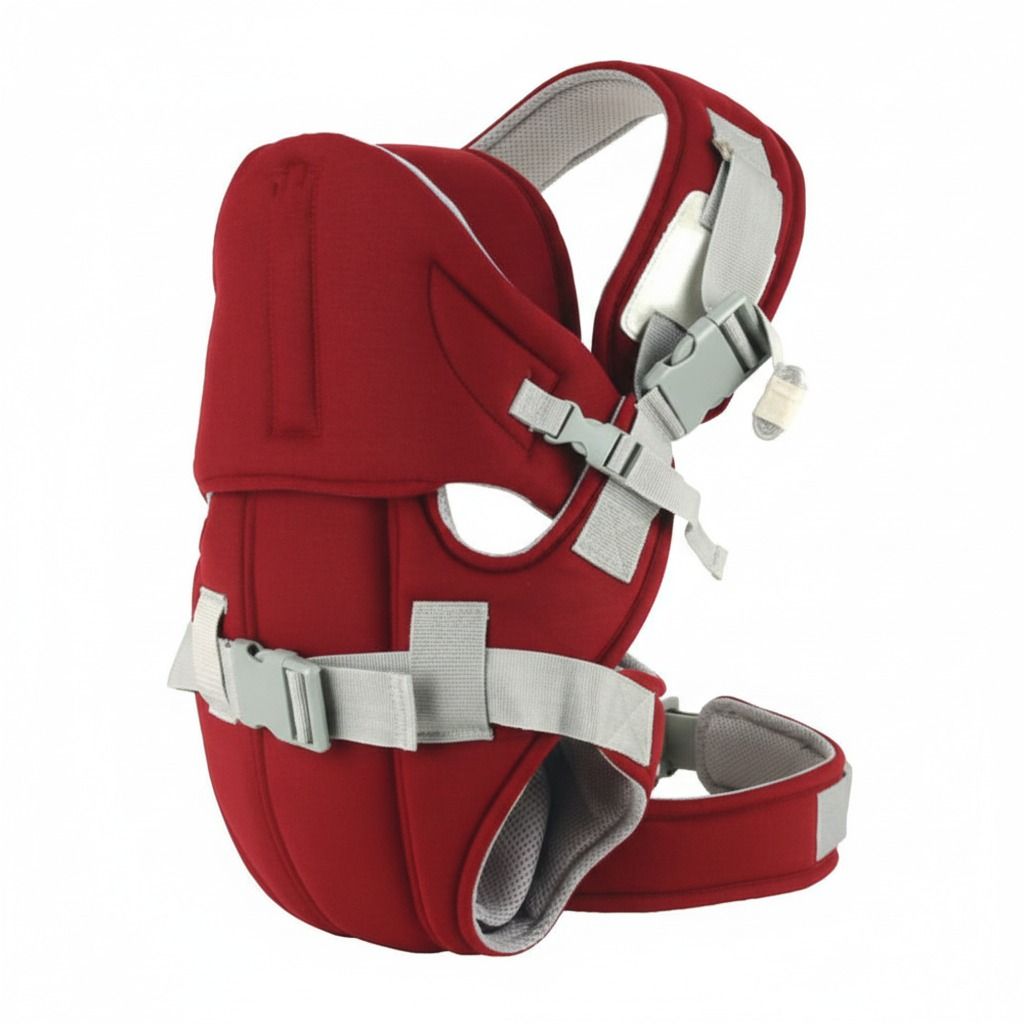 Ergonomic Baby Carrier with Lumbar Support - 4-in-1 Breathable Infant to Toddler Sling - Adjustable Padded Straps for All-Season Comfort