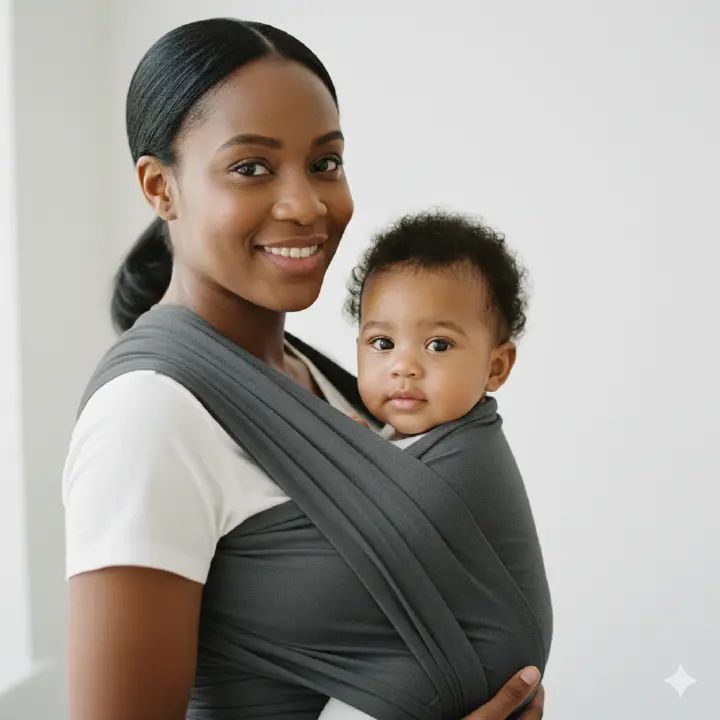 Totowrap Adjustable Baby Carrier - Premium Soft Wrap Sling for Newborns & Infants - Breathable & Hands-Free Bonding Wrap