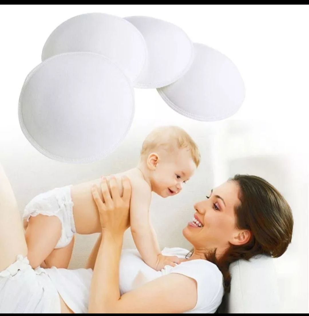 Reusable Ultra-Soft Cotton Nursing Pads – Leakproof Breastfeeding Pads, Washable & Comfortable