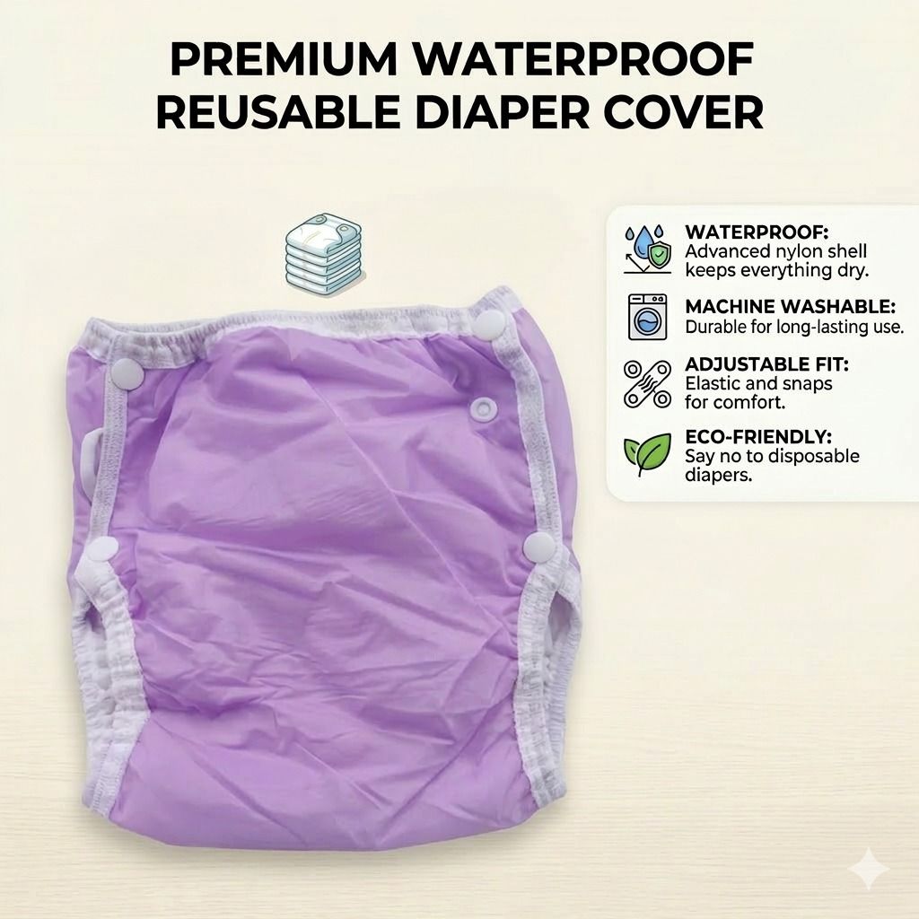 Washable Waterproof Nylon Baby Urine Pants – Breathable & Reusable Potty Training Underwear