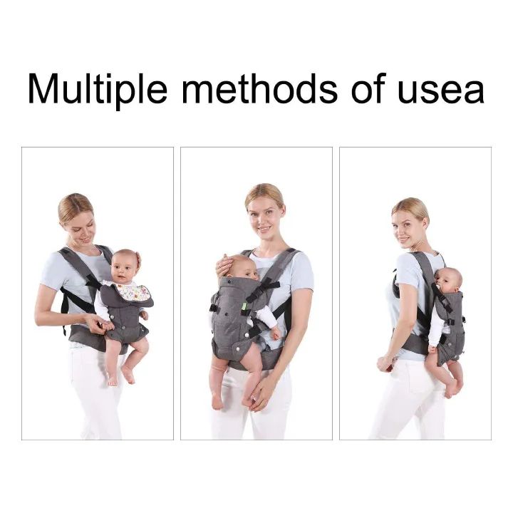 Infantino Flip Advanced 4-in-1 Baby Carrier – Ergonomic Adjustable Front & Back Carrier for Newborns & Toddlers, Soft, Breathable & Comfortable
