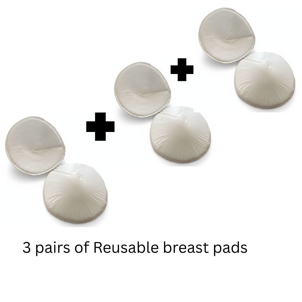 Reusable Ultra-Soft Cotton Nursing Pads – Leakproof Breastfeeding Pads, Washable & Comfortable
