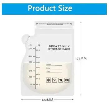 Breast milk Storage Bags 30pcs/Bag Large Capacity Breastmilk Freezer Bags for Refrigeration Freezing Pumping Breastfeeding accessory-