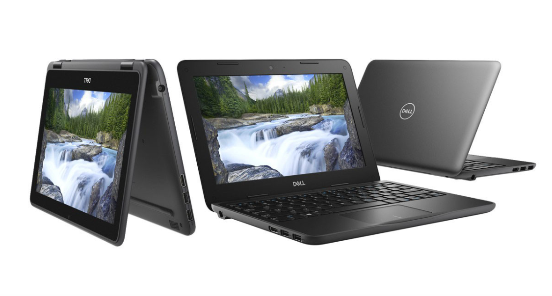 (PROMOTION!) Brand New DELL LATITUDE 3190 4GB RAM /  128GB SSD Touchscreen Laptop Windows 11 Pro  12 Inch PLUS FREE MOUSE
