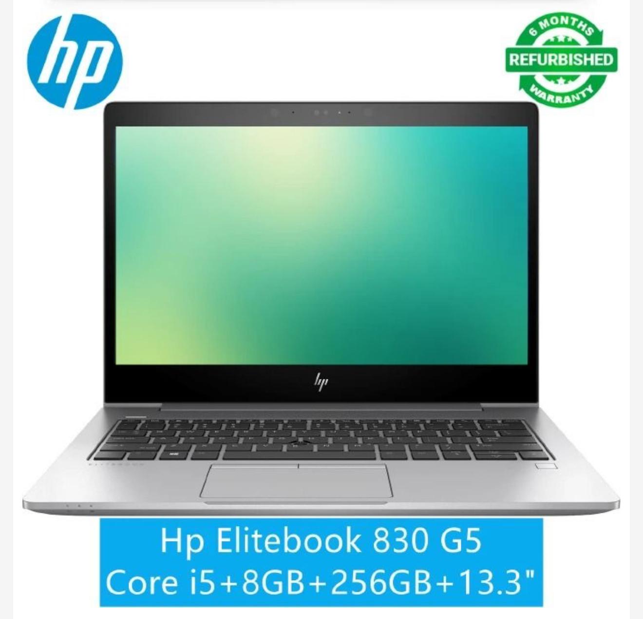 Hp Elitebook 830 G5 (8th Gen) - Intel Core i5 - 8GB RAM 256GB SSD ROM - 13.3" Refurbished Laptop - Windows 10 Notebook