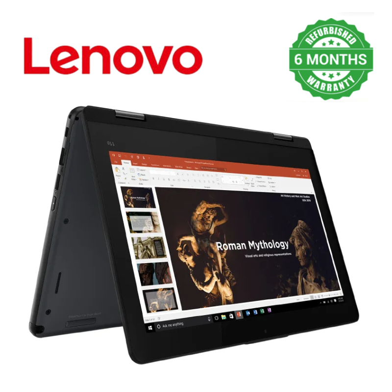 LENOVO THINKPAD YOGA 11E 4GB RAM  / 128GB SSD X360 Celeron Touchscreen Refurbished  2 In 1 Laptop Installed Windows  10 Proplus Free Mouse Computer Notebook