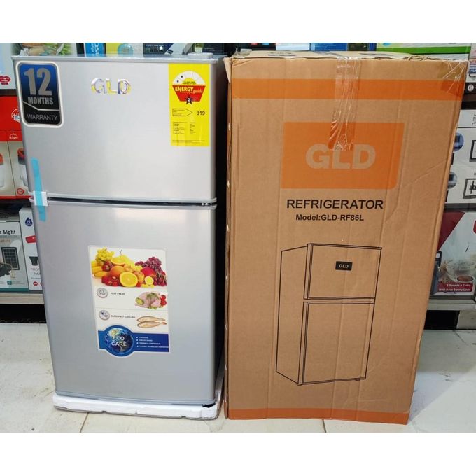 GLD 90L Double Door Fridge+1 YEAR WARRANTY