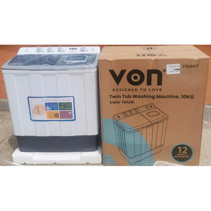 VON HOTPOINT -10kg Semi-Automatic/Twin Tub Washing Machine