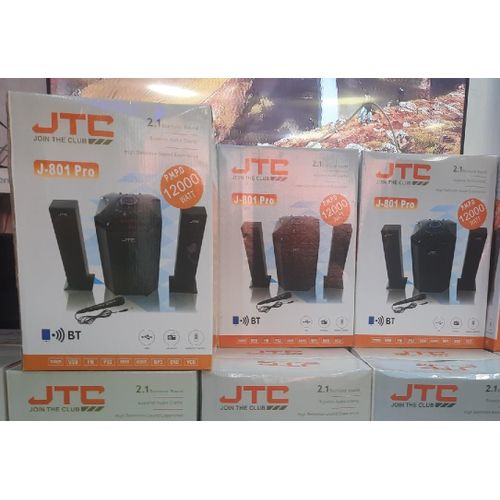 JTC 2.1 Home Theatre,Bluetooth/FM / MIC /USB Modern speaker system