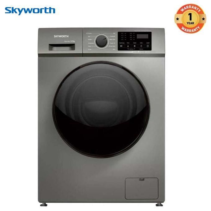 Skyworth 8Kg WASH & SPIN Front Load Washing Machine (1 YEAR WARRANTY)
