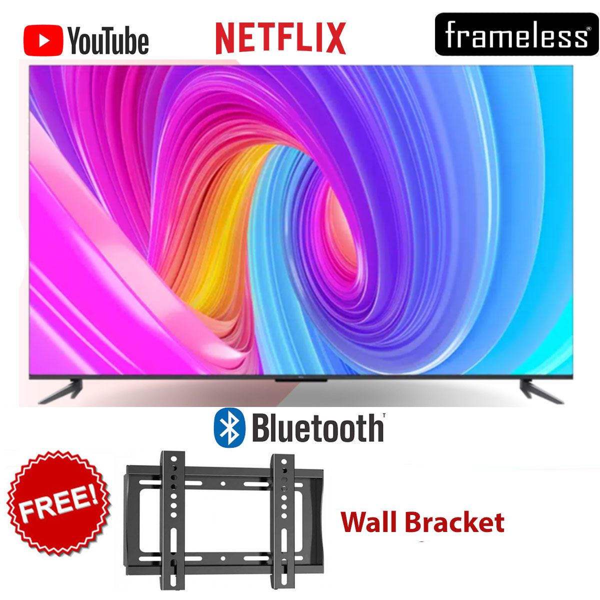 TCL 32S5400 S Series, 32" FHD/HD HDR Smart TV - Black+2 YEARS WARRANTY