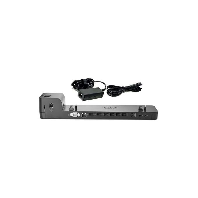 HP UltraSlim Docking Station For Elitebooks, USB 3.0 ports(1YEAR WARRANTY)