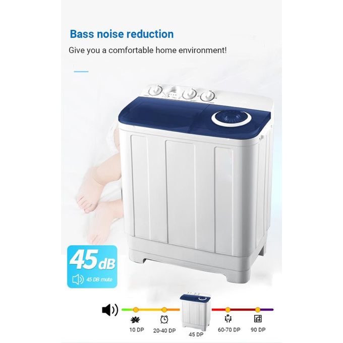 Hisense WSRB113W - 11kg Twin Tub Washing Machine - White + 2YEARS WARRANTY
