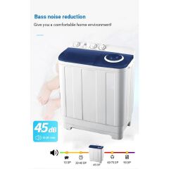 Hisense washing machine 11kg washing machine Twin Tub Top Load washing machine semi-automatic WSRB113W Washers+2 YEARS WARRANTY