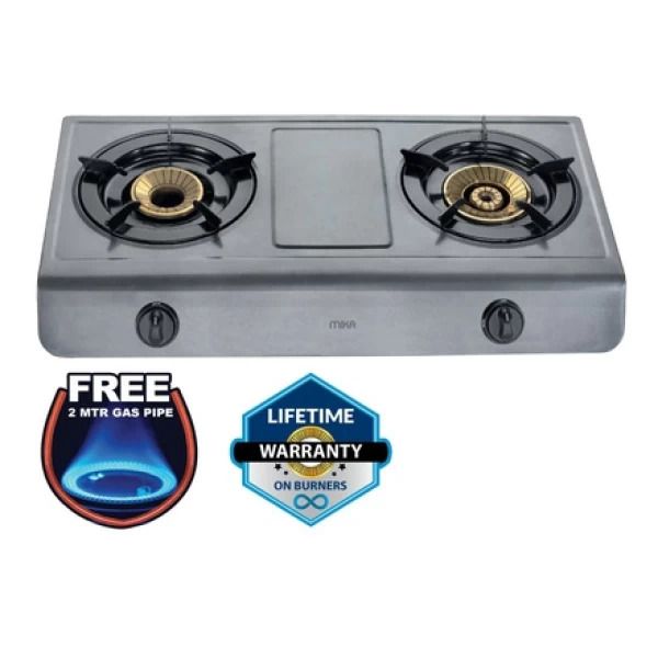 MIKA 2 Gas Cooker MGS2102 Double Burner Gas stove gas cooker