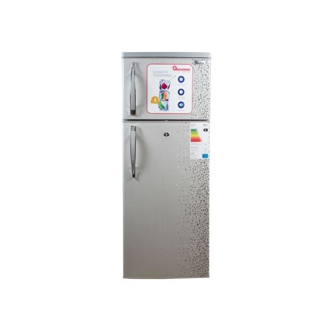 CLEARANCE SALE!!!! Ramtons RF/244 -2 Door Direct Cool Fridge- 213 Litres - Mar Silver +1 YEAR WARRANTY