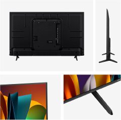Hisense 43" Inch SMART TV, A6 Series, 43A6, UHD 4K, FRAMELESS Smart TV-NETFLIX,YOUTUBE,PRIMEVIDEO,NATURAL COLOR ENHNANCER-BLUETOOTH CONNECTIVITY, BUILT-IN WIFI, INBUILT DECODER,VIDAA OS+FREE GIFTS