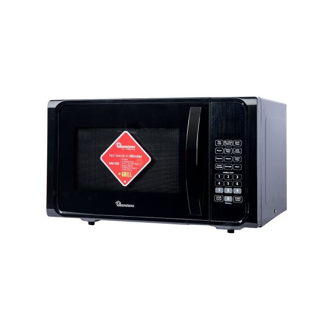 Ramtons 23 Litres Microwave+Grill - Black (1YR WRTY)