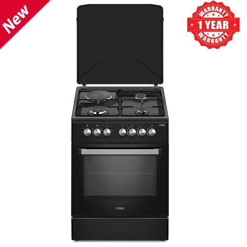 Mika 60 X 60, 3 Gas Jet Burners + 1 Rapid Plate, ROTISSERIE, Electric Oven Standing Cooker (1 YR WRTY)