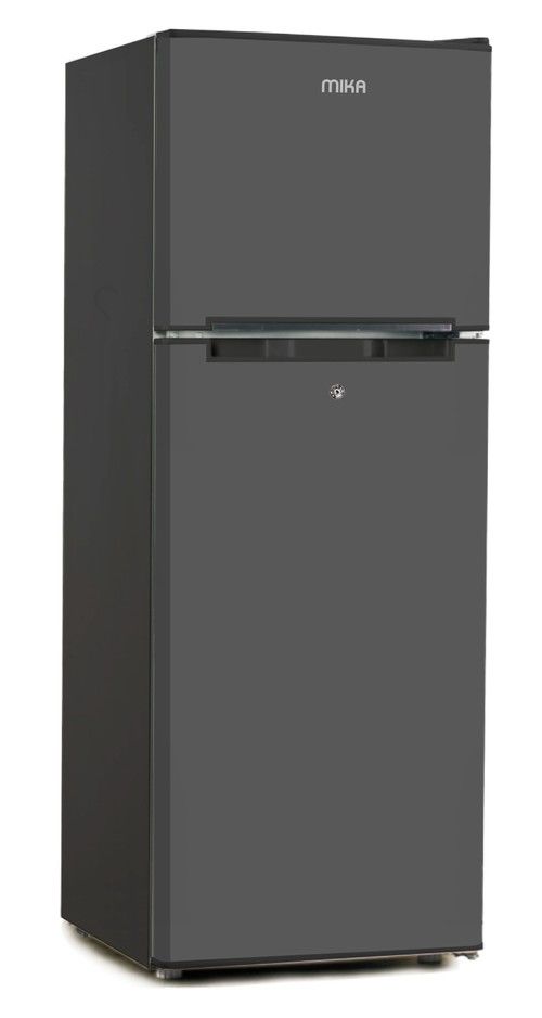 [Special Offer] MIKA 138L, 2 Door Top Mount Freezer, Defrost Fridge, Inox Dark Matt+1 YEAR WARRANTY