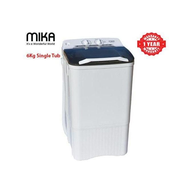 TODAY ONLY!!! Mika Washing Machine 6Kg Capacity, Single Tub, 1YR WRTY
