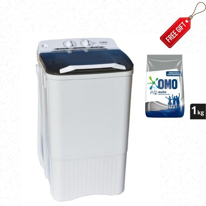 CLEARANCE SALE!!! Mika 6KG Single Tub Semi-Automatic Washing Machine Washer Top Load + Free GIFT OMO