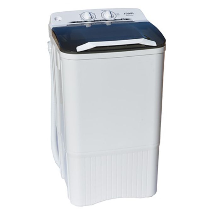 Mika Washing Machine, 10kg, Semi Automatic, Single Tub, White
