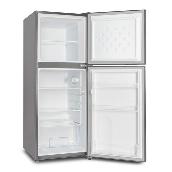 Smart Pro SFR-150DT-I Top-Mounted Defrost Fridge - 118L - Inox (1YR WRTY)